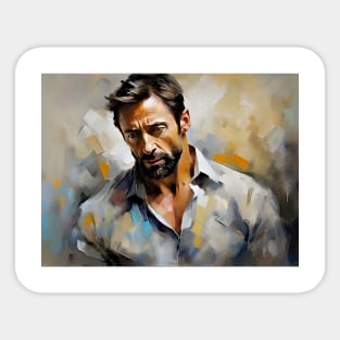 character of Hugh Jackman Sticker